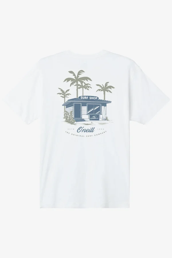 O’Neill Tees^THE SURF SHOP TEE WHITE