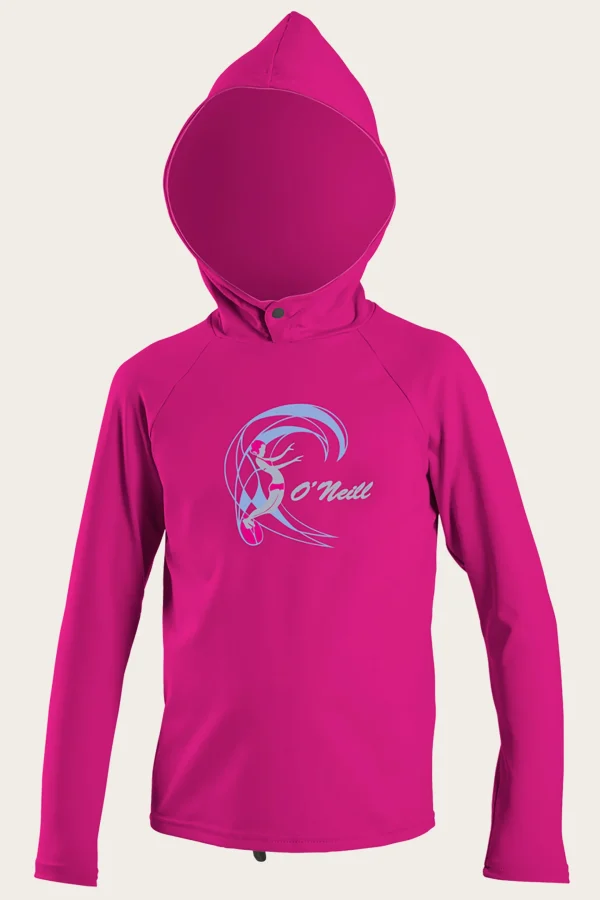 O’Neill Uv-Sun-Protection Rash Guards | Uv-Sun-Protection Rash Guards^TODDLER O'ZONE L/S SUN HOODIE FOX PINK