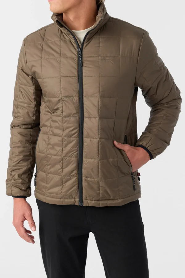 O’Neill Jackets^TRVLR AWAY PACKABLE JACKET CHOCOLATE CHIP