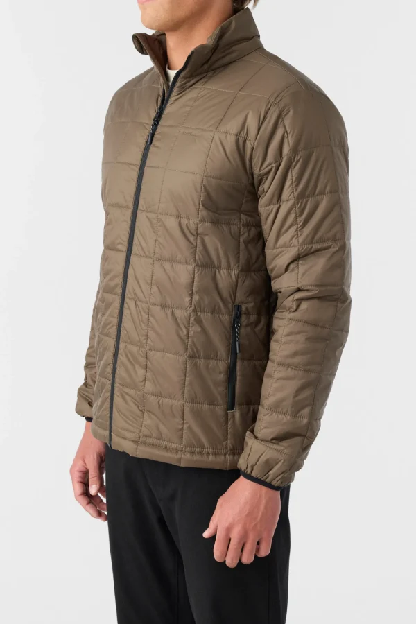 O’Neill Jackets^TRVLR AWAY PACKABLE JACKET CHOCOLATE CHIP