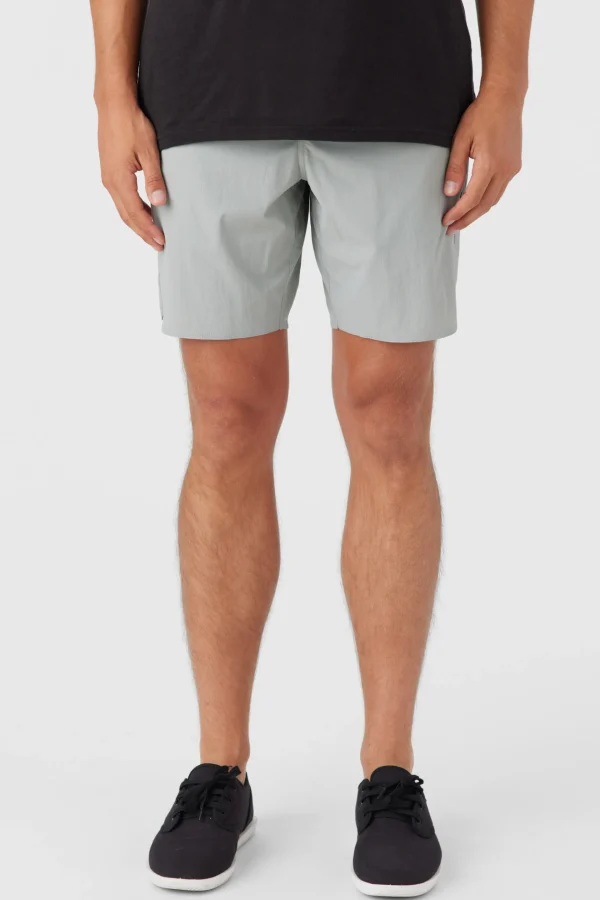 O’Neill Shorts^TRVLR CAMINO 18" HYBRID SHORTS LIGHT GREY