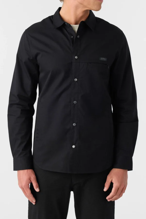 O’Neill Shirts & Flannels^TRVLR DRIFTER STANDARD FIT OVERSHIRT BLACK