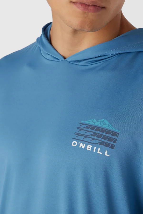 O’Neill Shirts & Flannels^TRVLR UPF HOODED PULLOVER COPEN BLUE