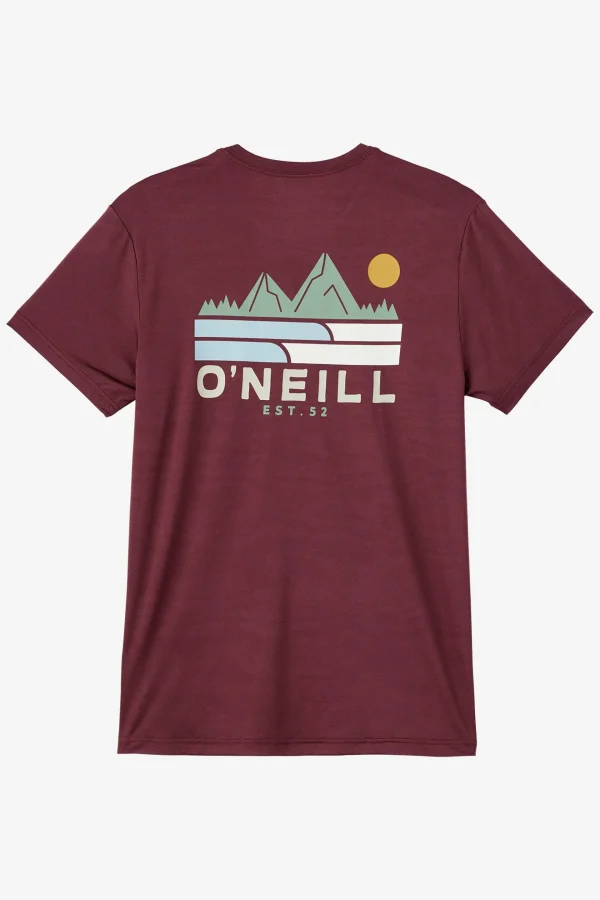 O’Neill Tees^TRVLR UPF STANDARD FIT TEE BURGUNDY