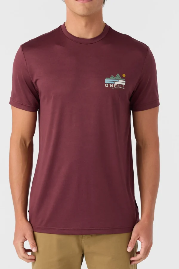 O’Neill Tees^TRVLR UPF STANDARD FIT TEE BURGUNDY