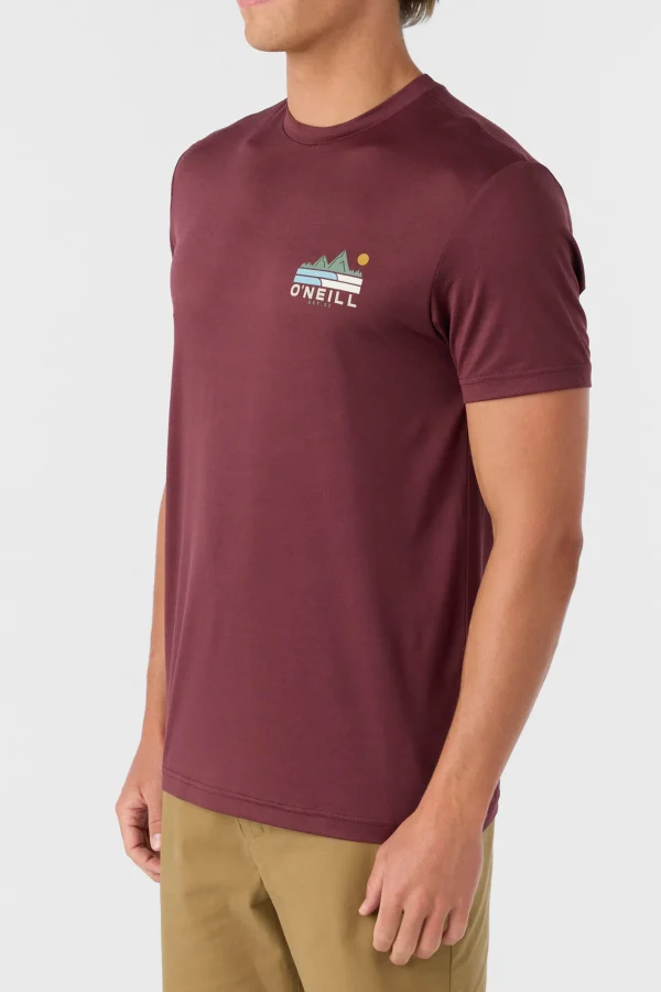 O’Neill Tees^TRVLR UPF STANDARD FIT TEE BURGUNDY