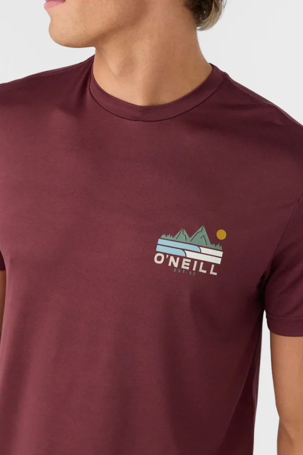 O’Neill Tees^TRVLR UPF STANDARD FIT TEE BURGUNDY