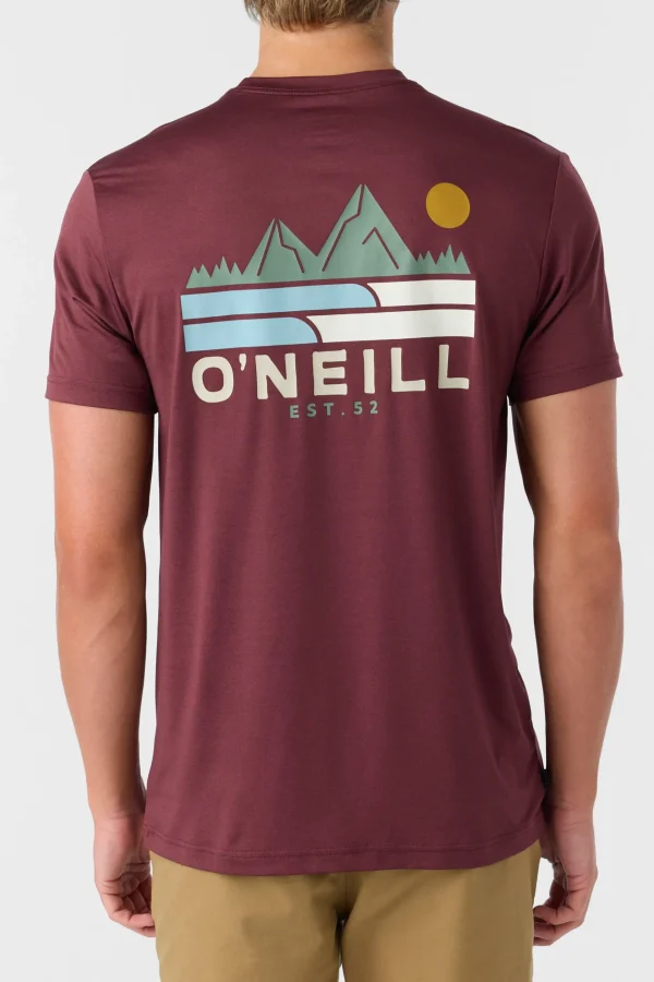 O’Neill Tees^TRVLR UPF STANDARD FIT TEE BURGUNDY