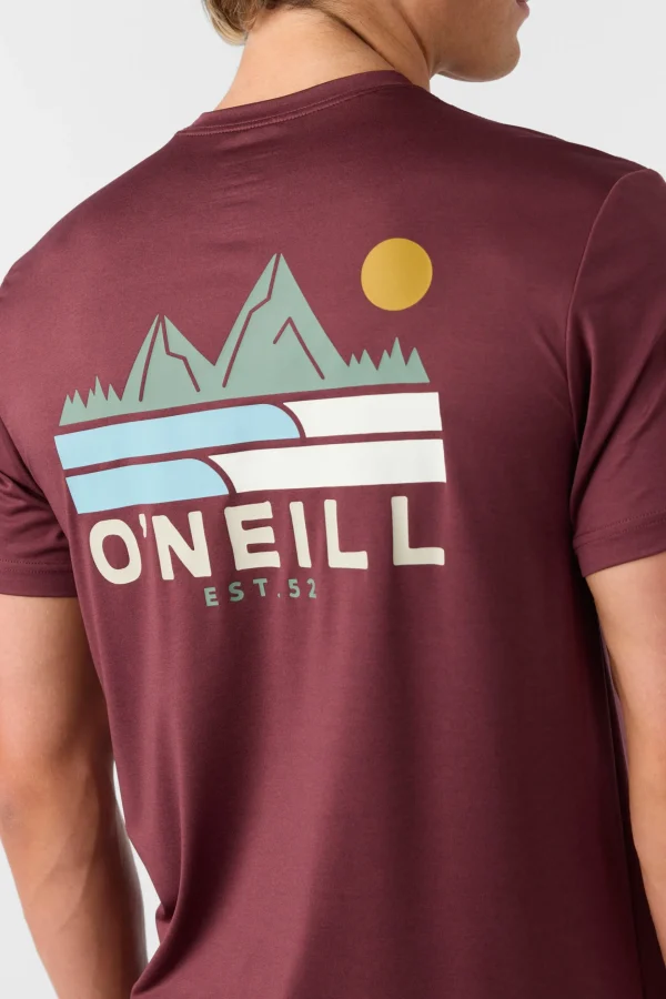 O’Neill Tees^TRVLR UPF STANDARD FIT TEE BURGUNDY