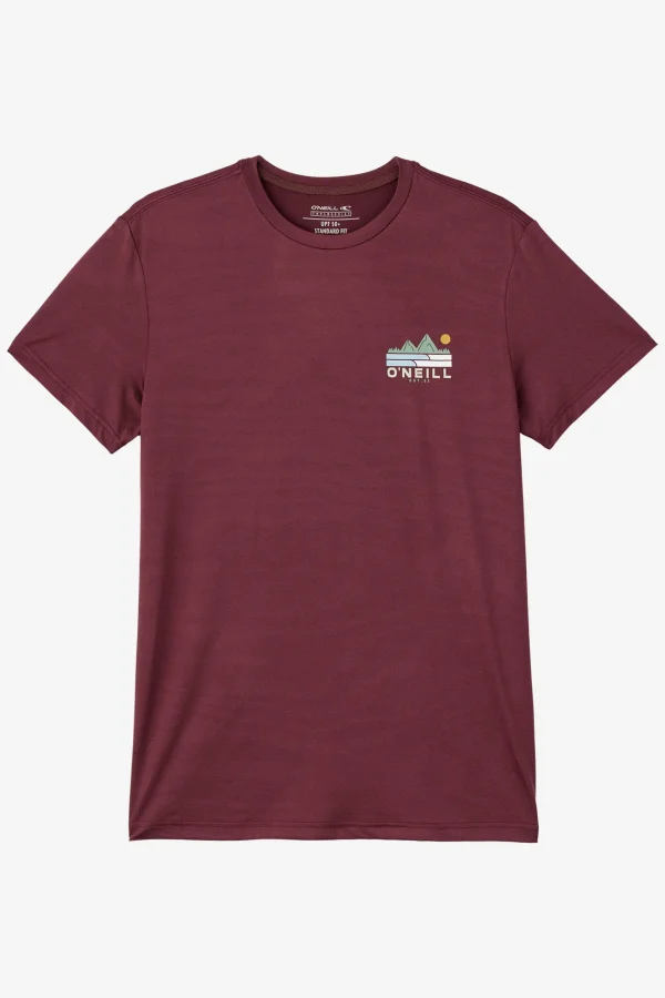 O’Neill Tees^TRVLR UPF STANDARD FIT TEE BURGUNDY