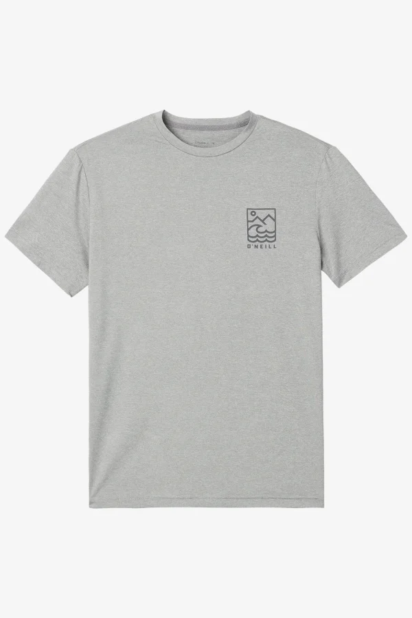 O’Neill Tees^TRVLR UPF STAPLE ACTIVE TEE HEATHER GREY