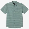 O’Neill Shirts & Flannels^TRVLR UPF TRAVERSE STRIPE STANDARD FIT SHIRT SAGE