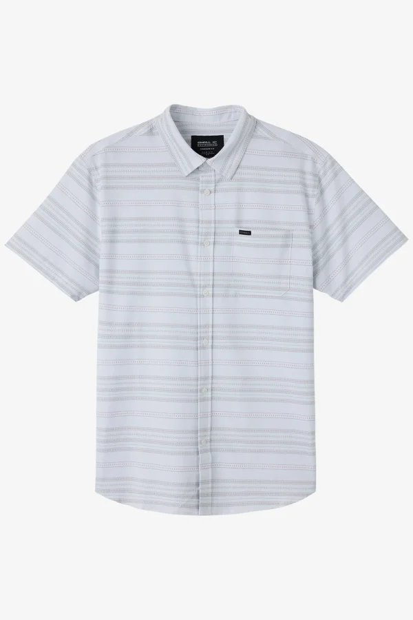 O’Neill Shirts & Flannels^TRVLR UPF TRAVERSE STRIPE STANDARD FIT SHIRT FOG