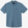 O’Neill Shirts & Flannels^TRVLR UPF TRAVERSE STRIPE STANDARD FIT SHIRT GREY