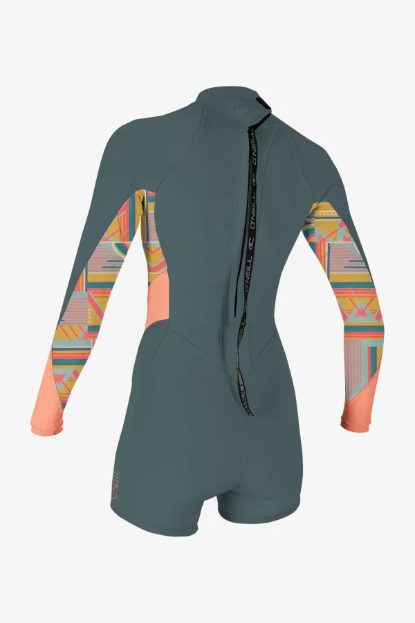 O’Neill Spring Suits^WOMEN'S BAHIA 2MM BACK ZIP L/S SPRING WETSUIT