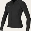 O’Neill Neoprene Tops^WOMEN'S BAHIA 1.5MM FRONT ZIP JACKET GLIDEBLK/BLK/BLK