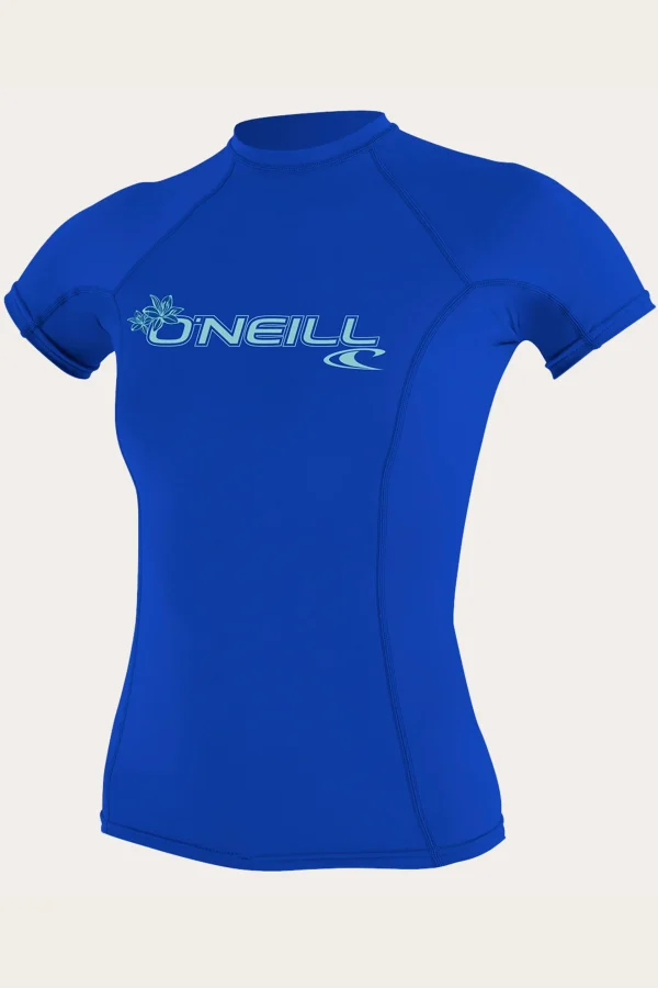 O’Neill Uv Protection Rash Guards^WOMEN'S BASIC 50+ S/S RASH GUARD TAHIBLU