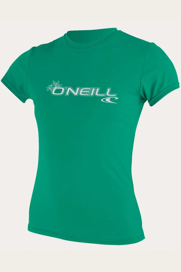 O’Neill Uv Protection Rash Guards^WOMEN'S BASIC S/S SUN SHIRT SEAGLASS