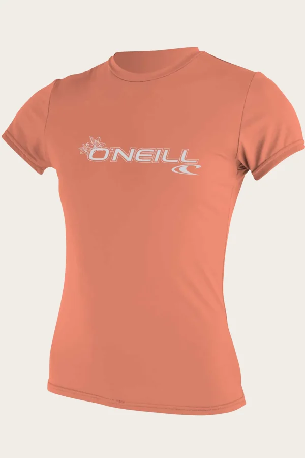 O’Neill Uv Protection Rash Guards^WOMEN'S BASIC S/S SUN SHIRT LT GRPFRT