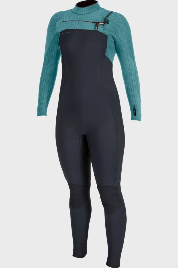 O’Neill Full Suits^WOMEN'S BLUEPRINT 3/2MM+ CHEST ZIP FULL WETSUIT BLK BRSTL