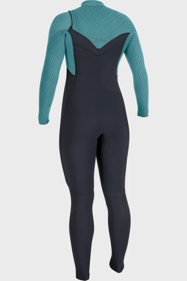 O’Neill Full Suits^WOMEN'S BLUEPRINT 3/2MM+ CHEST ZIP FULL WETSUIT BLK BRSTL