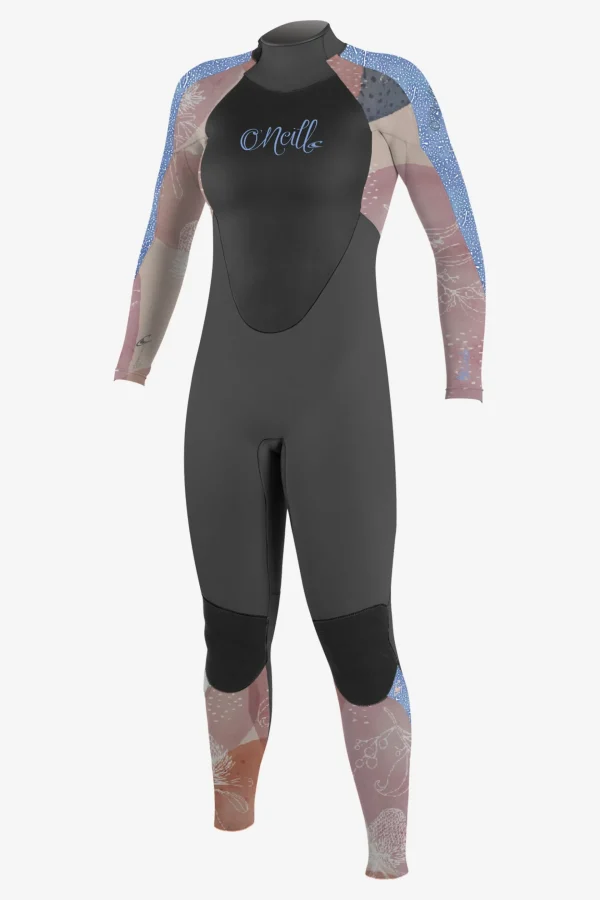 O’Neill Full Suits^WOMEN'S EPIC 4/3MM BACK ZIP FULL WETSUIT GPRHBLMBLU