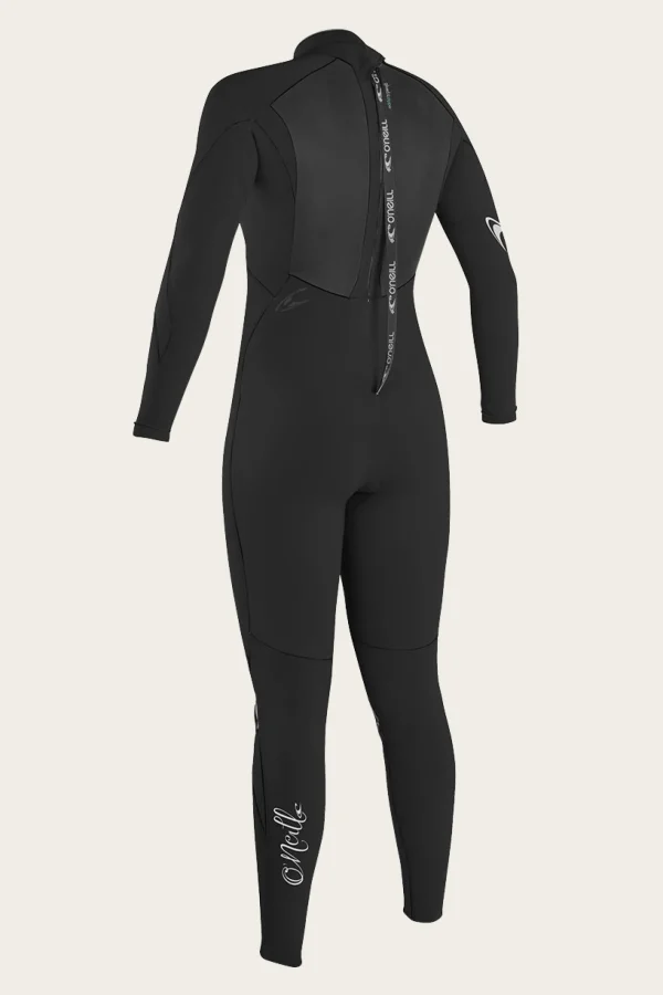 O’Neill Full Suits^WOMEN'S EPIC 3/2MM BACK ZIP FULL WETSUIT BLK/BLK