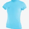 O’Neill Uv Protection Rash Guards^WOMEN'S HYBRID S/S SUN SHIRT TURQUOISE