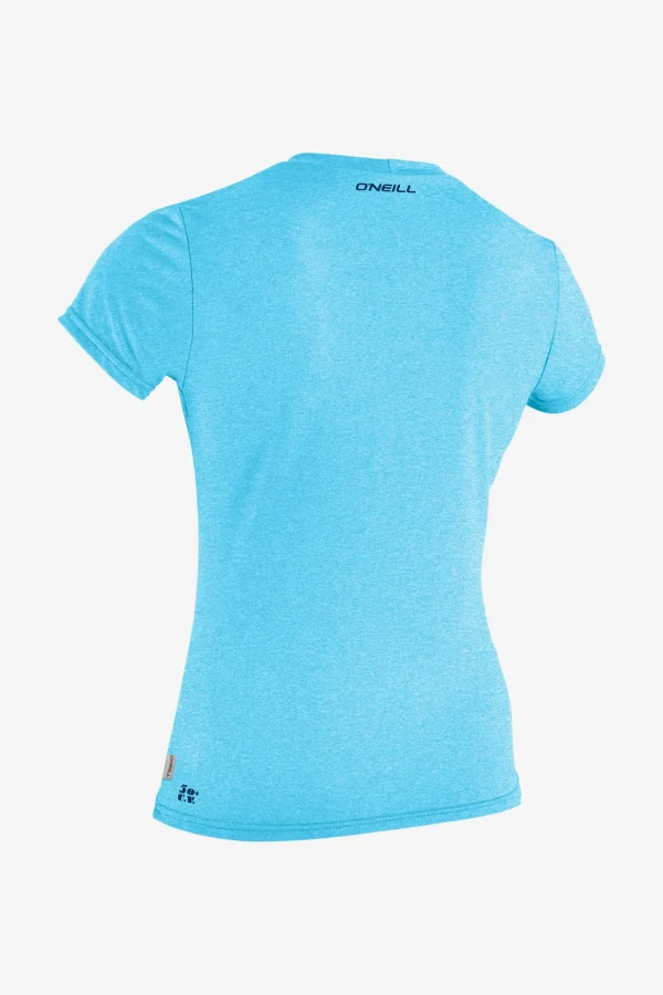 O’Neill Uv Protection Rash Guards^WOMEN'S HYBRID S/S SUN SHIRT TURQUOISE