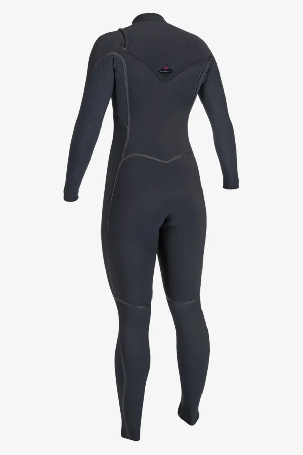 O’Neill Full Suits^WOMEN'S HYPERFREAK FIRE 4/3MM+ CHEST ZIP FULL WETSUIT BLK/BLK