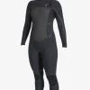 O’Neill Full Suits^WOMEN'S PSYCHO TECH 5/4+MM CHEST ZIP FULL WETSUIT W/ HOOD BLK/BLK