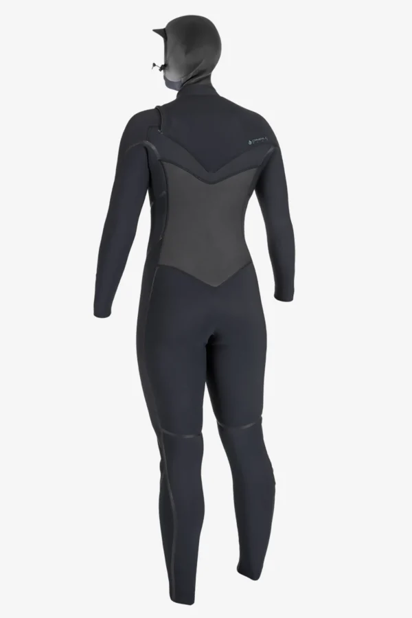 O’Neill Full Suits^WOMEN'S PSYCHO TECH 5/4+MM CHEST ZIP FULL WETSUIT W/ HOOD BLK/BLK