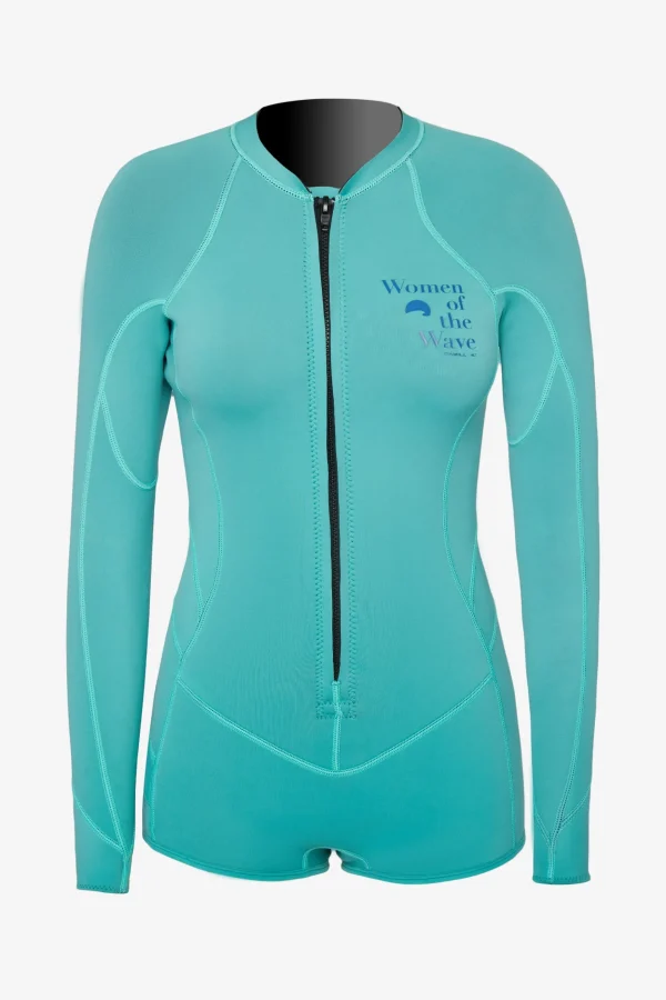 O’Neill Spring Suits^WOMEN'S WOTW 2/1MM FRONT ZIP L/S SURF SUIT BRISTOL