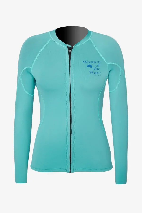 O’Neill Neoprene Tops^WOMEN'S WOTW 1MM FRONT ZIP JACKET BRISTOL