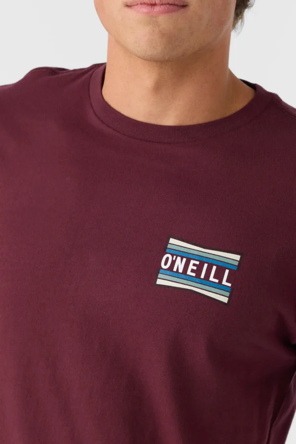 O’Neill Tees^WORKING STIFF STANDARD FIT TEE BURGUNDY