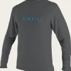 O’Neill Uv-Sun-Protection Rash Guards | Uv-Sun-Protection Rash Guards^YOUTH BASIC SKINS 30+ L/S SUN SHIRT SMOKE