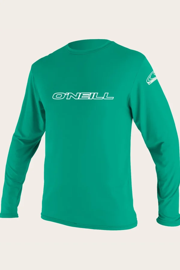 O’Neill Uv-Sun-Protection Rash Guards | Uv-Sun-Protection Rash Guards^YOUTH BASIC SKINS 50+ L/S SUN SHIRT SEAGLASS