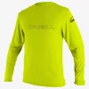 O’Neill Uv-Sun-Protection Rash Guards | Uv-Sun-Protection Rash Guards^YOUTH BASIC SKINS 50+ L/S SUN SHIRT LIME