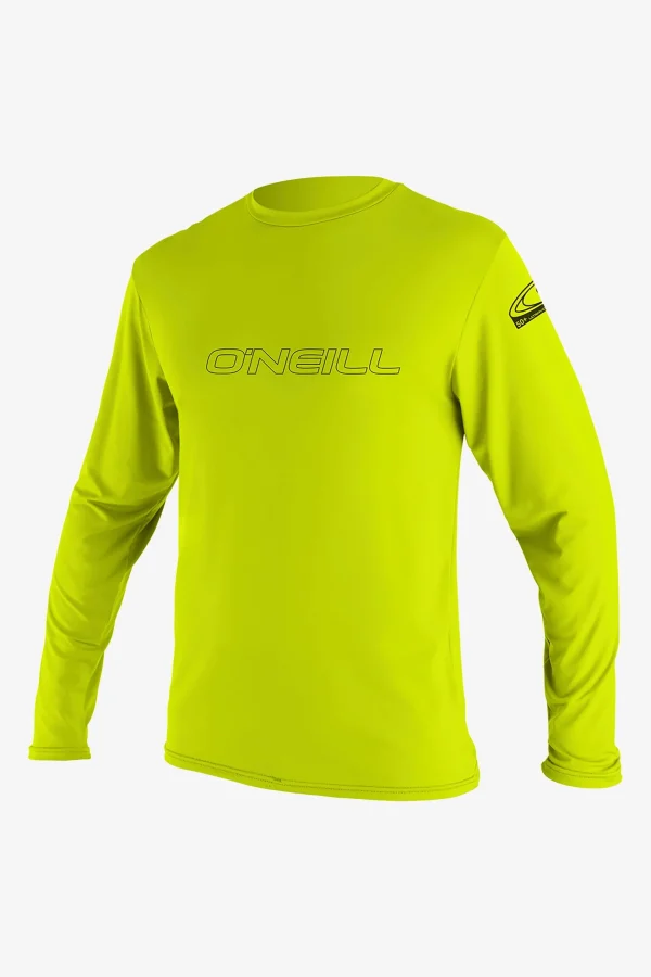 O’Neill Uv-Sun-Protection Rash Guards | Uv-Sun-Protection Rash Guards^YOUTH BASIC SKINS 50+ L/S SUN SHIRT LIME