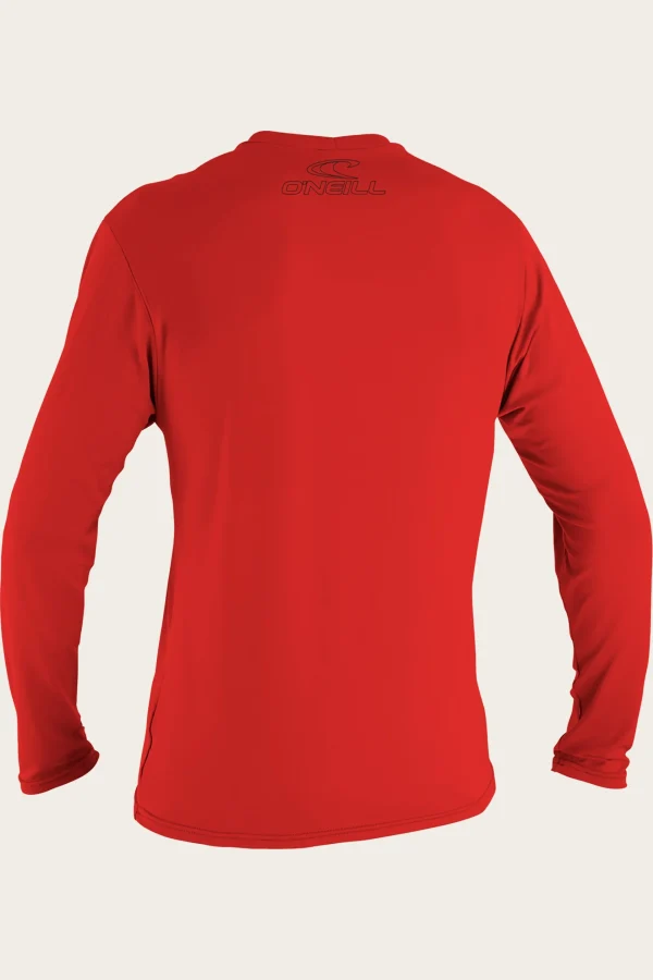 O’Neill Uv-Sun-Protection Rash Guards | Uv-Sun-Protection Rash Guards^YOUTH BASIC SKINS 50+ L/S SUN SHIRT RED