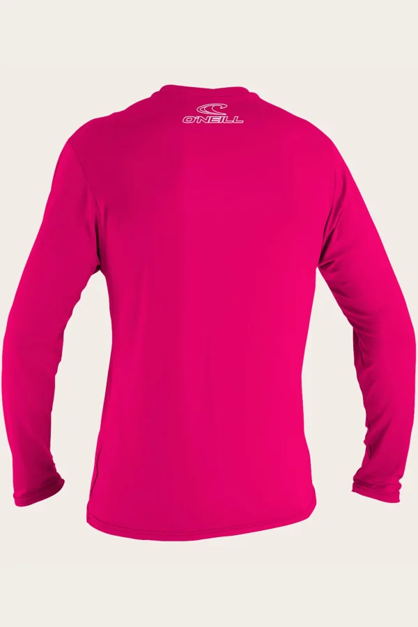 O’Neill Uv-Sun-Protection Rash Guards | Uv-Sun-Protection Rash Guards^YOUTH BASIC SKINS 50+ L/S SUN SHIRT WATERMELON