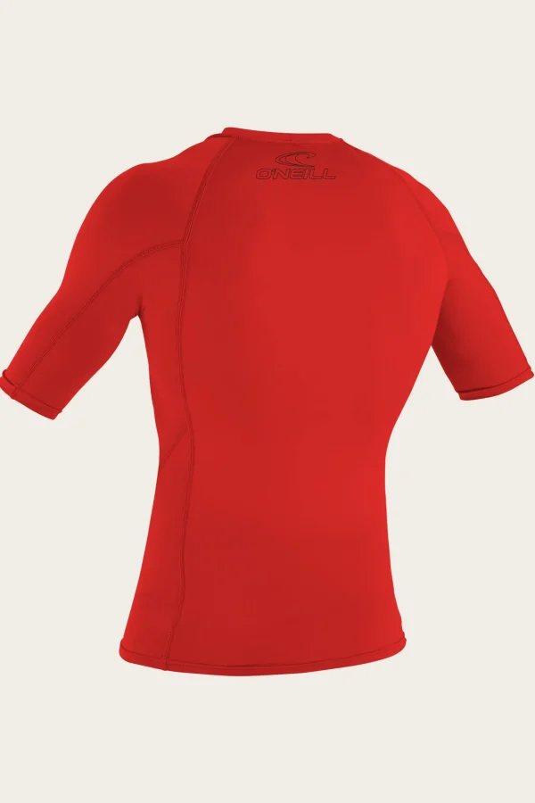 O’Neill Uv-Sun-Protection Rash Guards | Uv-Sun-Protection Rash Guards^YOUTH BASIC SKINS 50+ S/S RASH GUARD RED