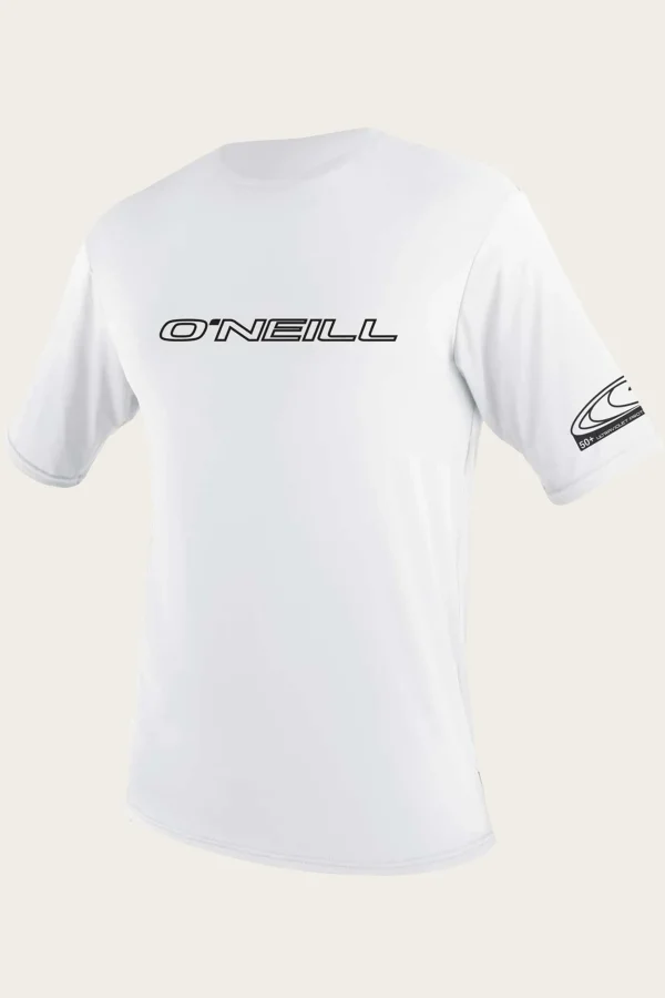 O’Neill Uv-Sun-Protection Rash Guards | Uv-Sun-Protection Rash Guards^YOUTH BASIC SKINS 50+ S/S SUN SHIRT WHITE