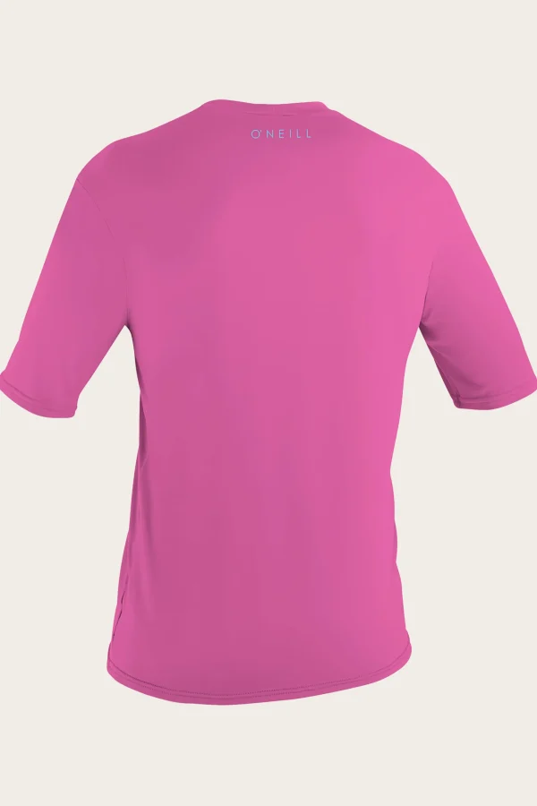 O’Neill Uv-Sun-Protection Rash Guards | Uv-Sun-Protection Rash Guards^YOUTH BASIC SKINS 30+ S/S SUN SHIRT FOX PINK