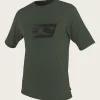 O’Neill Uv-Sun-Protection Rash Guards | Uv-Sun-Protection Rash Guards^YOUTH HYBRID S/S SUN SHIRT DARK OLIVE