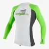 O’Neill Uv-Sun-Protection Rash Guards | Uv-Sun-Protection Rash Guards^YOUTH PREMIUM SKINS L/S RASH GUARD GRY/RVN/DGLO