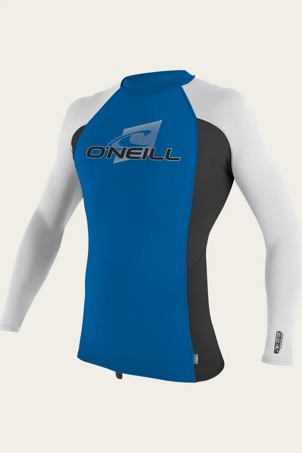 O’Neill Uv-Sun-Protection Rash Guards | Uv-Sun-Protection Rash Guards^YOUTH PREMIUM SKINS L/S RASH GUARD OCEAN/BLK/WHT