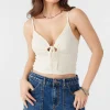 O’Neill Tops^YULIANA KNIT CROP TANK TOP WINTER WHITE