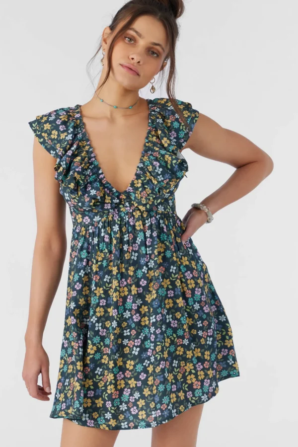 O’Neill Dresses^ZAINA LAYLA FLORAL DRESS MULTI CLR